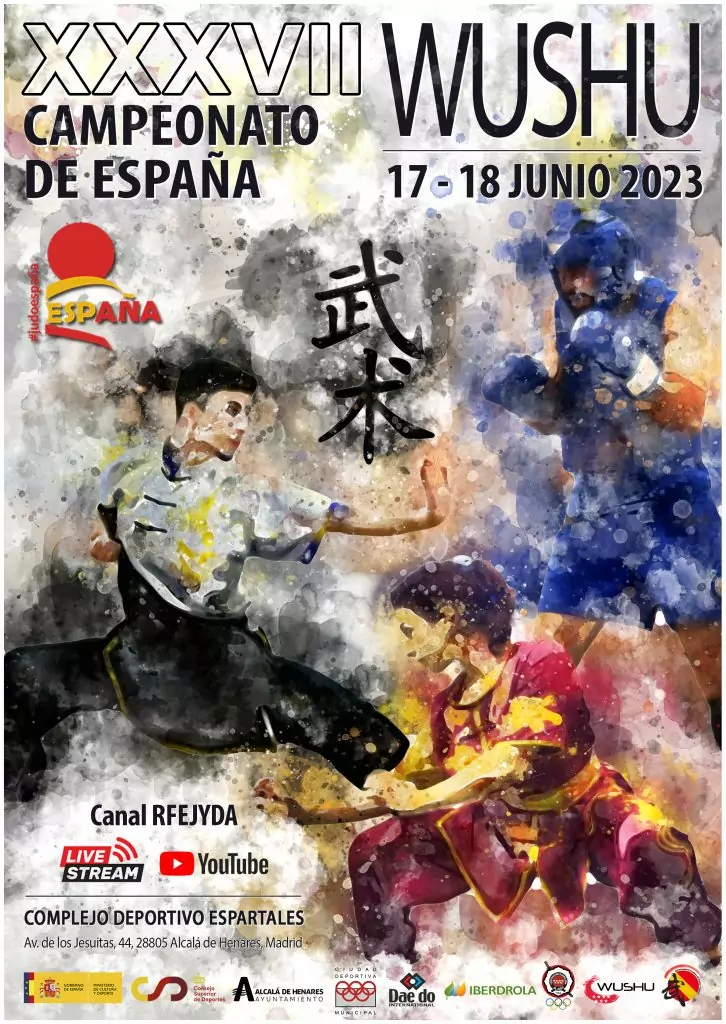 3 medallas en el Campeonato de España de WuShu. Madrid 17-06-23